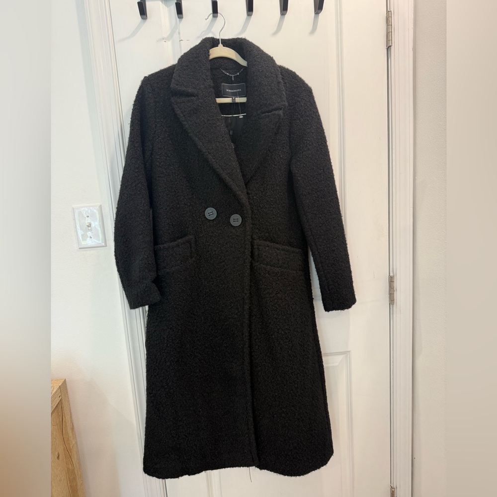 Bcbgmaxazria double breasted boucle coat - Picture 2 of 5